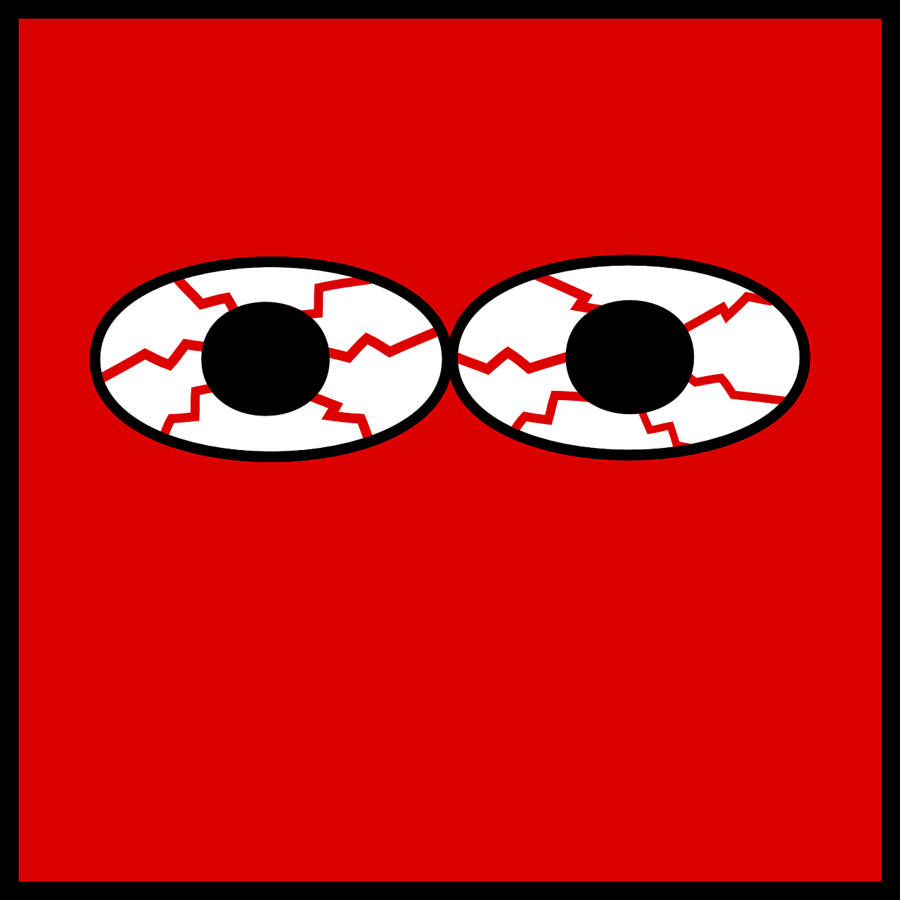 inflammation of the cornea - red eyes