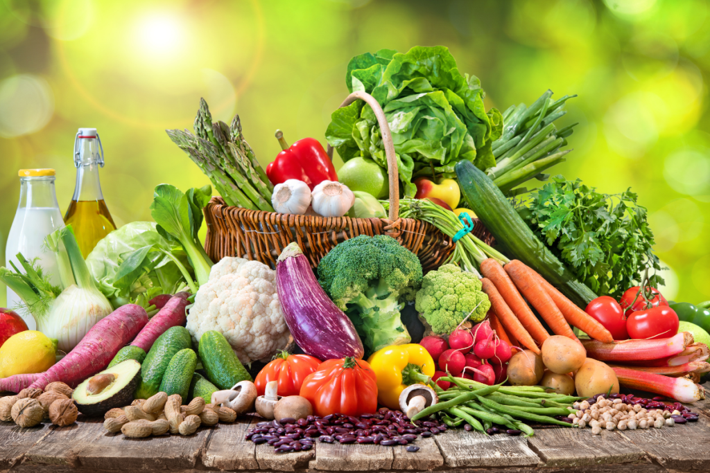Fruits and vegetables
