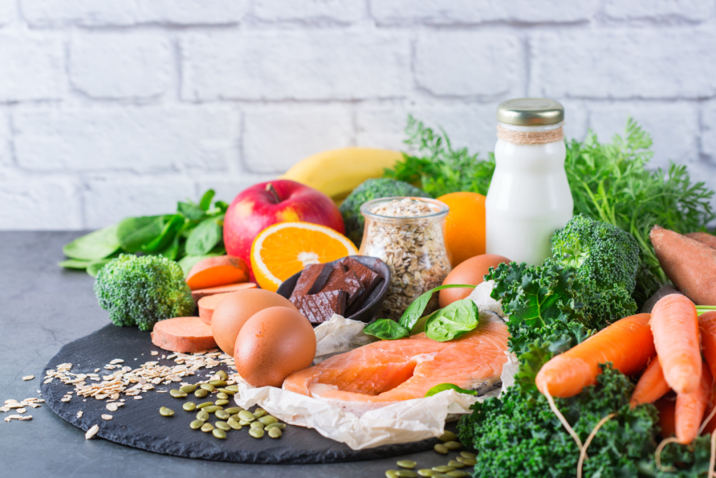 Balance nutrition concept